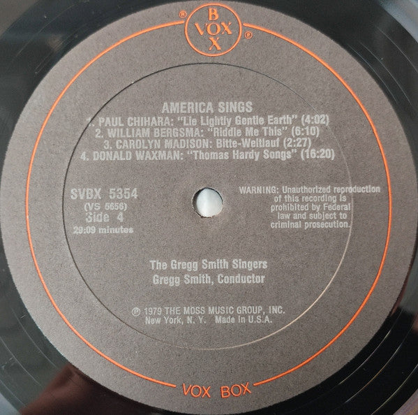 America Sings Volume V (American Choral Music After 1950)