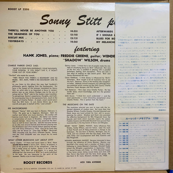 Sonny Stitt Sonny Stitt Sonny Stitt Sonny Stitt