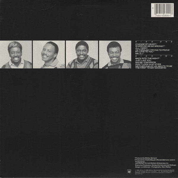 Release: Back To Basics-Vinyl-US-1986-FC 40300, C 40300-1258301