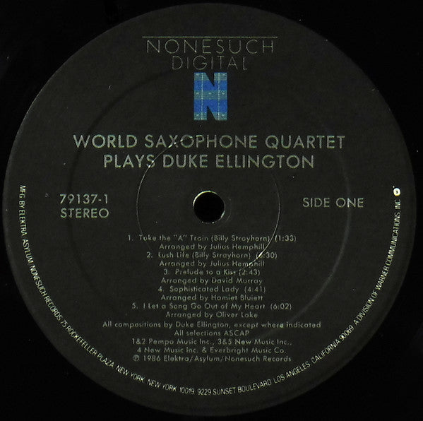 Plays Duke Ellington