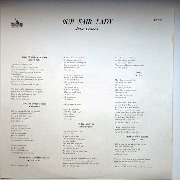 Our Fair Lady