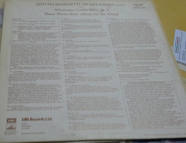 Carnaval, op. 9 Three Pieces - Album for the young