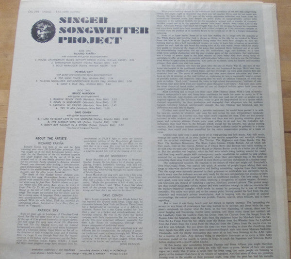 Singer Songwriter Project