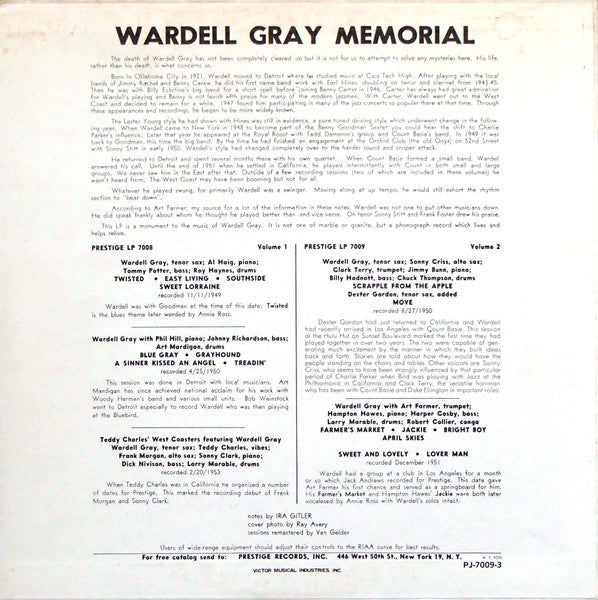 Memorial Volume Two