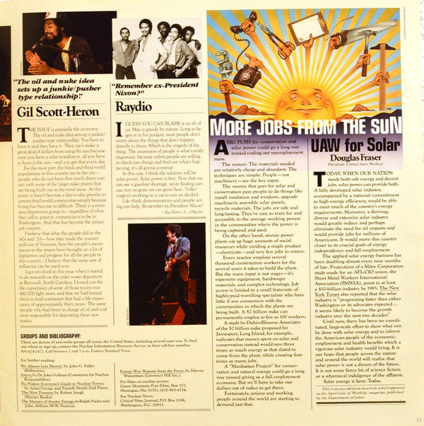 No Nukes - From The Muse Concerts For A Non-Nuclear Future - Madison Square Garden - September 19-23, 1979