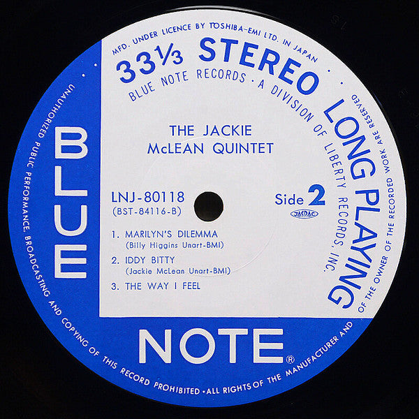 The Jackie McLean Quintet