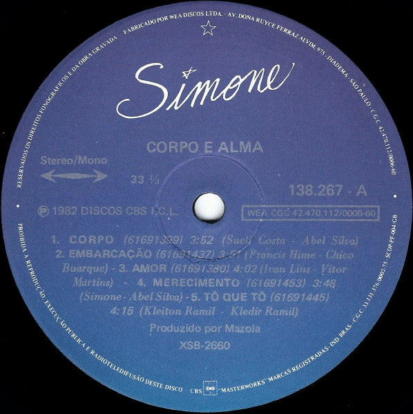 Corpo E Alma