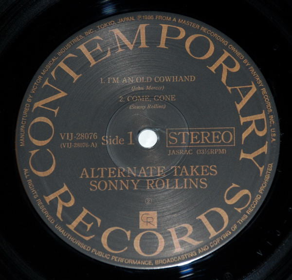 Contemporary Alternate Takes