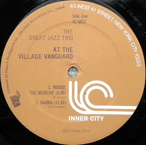 At The Village Vanguard