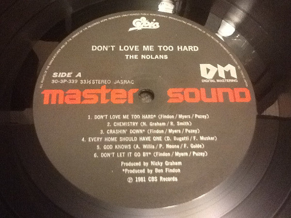 Don't Love Me Too Hard = やさしくラブ・ミー