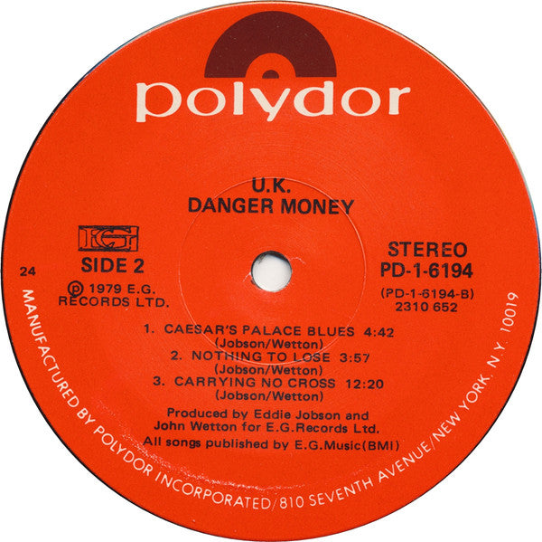 Danger Money