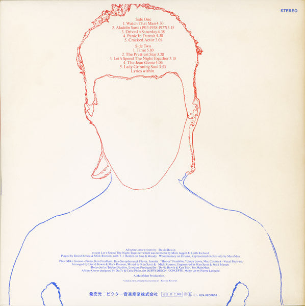 Aladdin Sane = アラジン · セイン