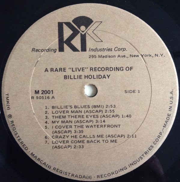 A Rare Live Recording Of Billie Holiday