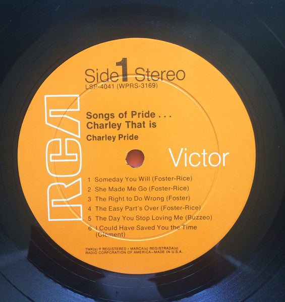Songs Of Pride...Charley That Is