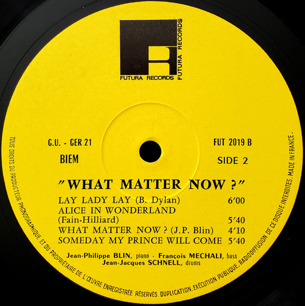 What Matter Now?