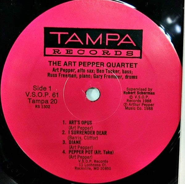 The Art Pepper Quartet