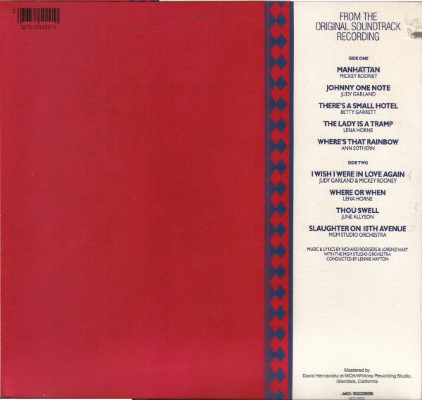 Words And Music (From The Original Soundtrack Recording)