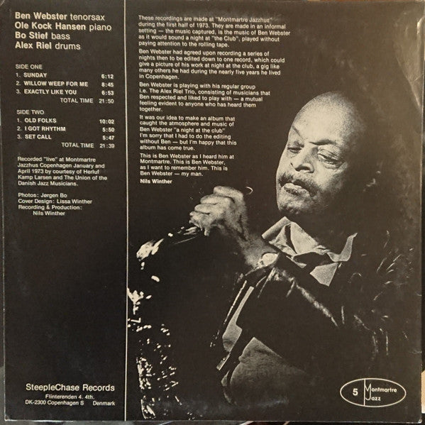 My Man - Live At Montmartre 1973