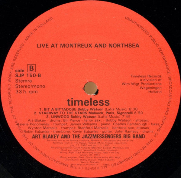 Live At Montreux And Northsea