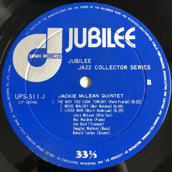 The Jackie McLean Quintet
