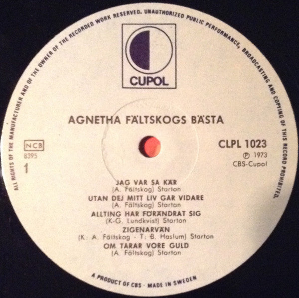 Agnetha Fältskogs Bästa