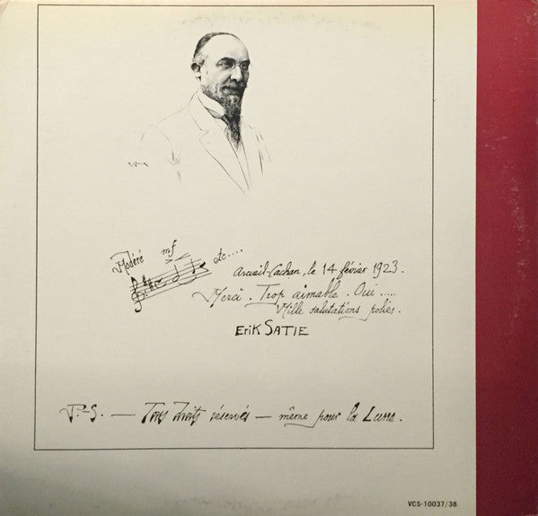 Homage To Erik Satie (His Original Works For Orchestra As Well As Orchestrations By Friends)