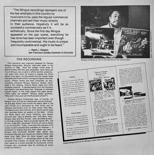 Music Written For Monterey, 1965 Not Heard... Played In Its Entirety, At UCLA