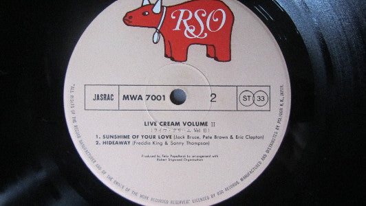 Live Cream Volume II