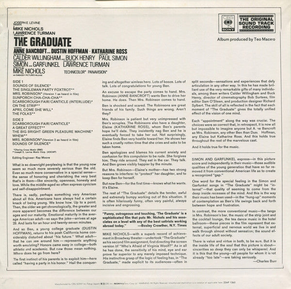 The Graduate: The Original Sound Track Recording