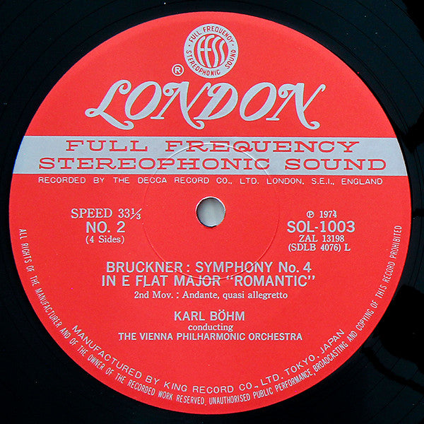 Symphony No. 4 In E Flat Major "Romantic"