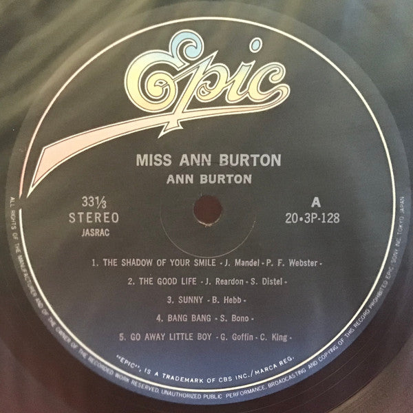 Miss Ann Burton