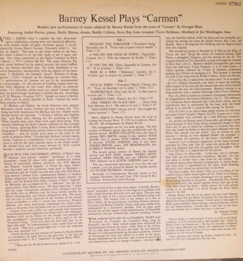 Modern Jazz Performances From Bizet's Opera Carmen