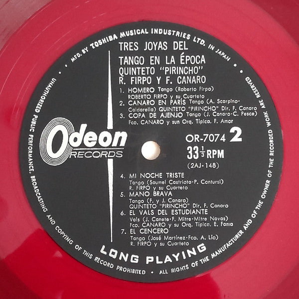 Tres Joyas Del Tango En La Epocha