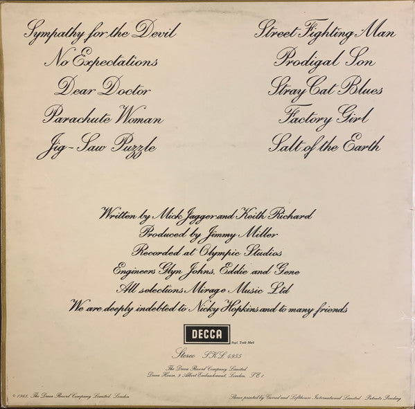 Beggars Banquet
