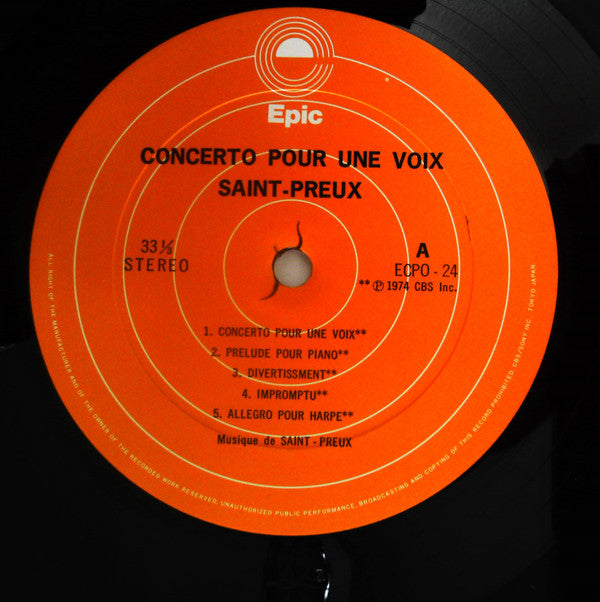 Concerto Pour Une Voix