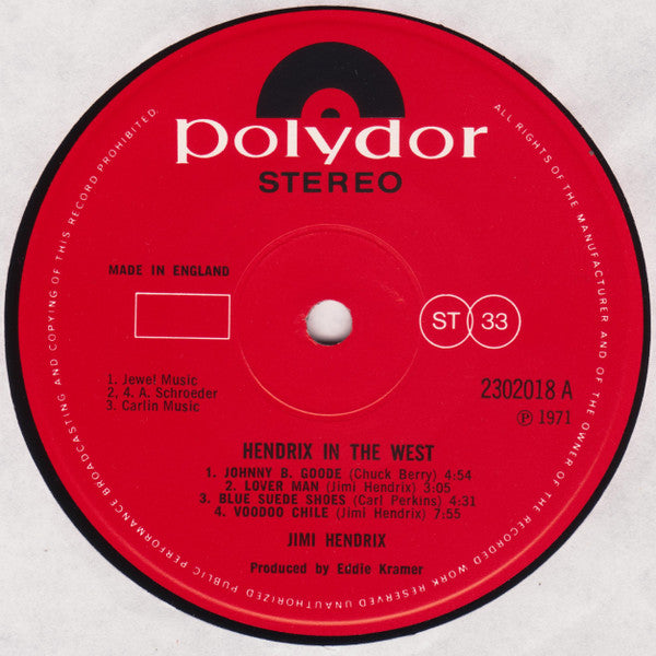 Hendrix In The West