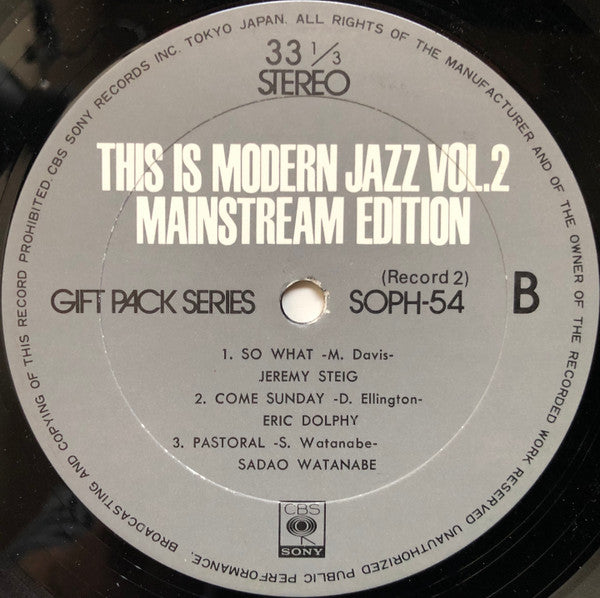 This Is Modern Jazz Vol. 2 - Mainstream Edition