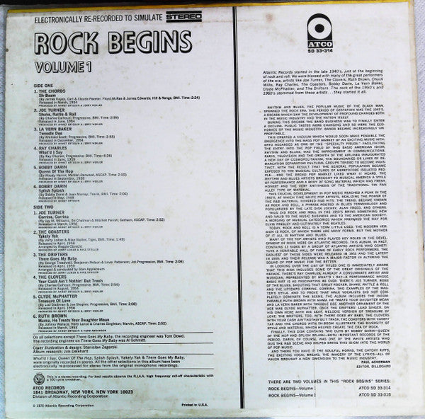 Rock Begins Volume 1