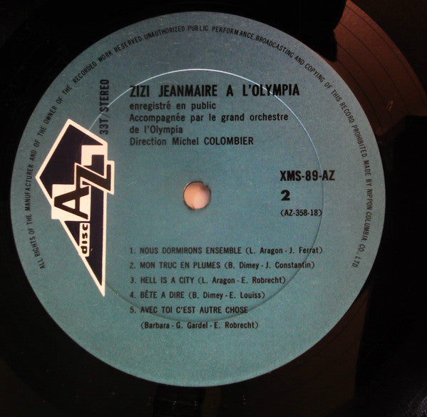 Zizi Jeanmaire A L'Olympia