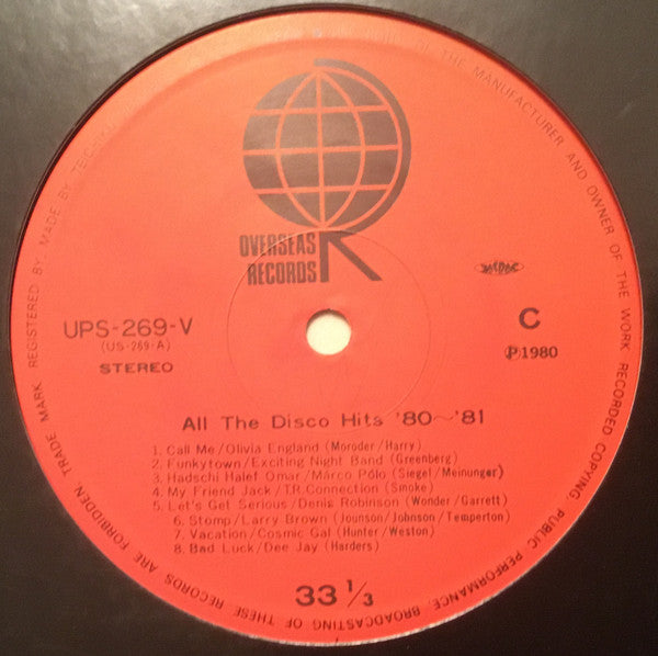All The Disco Hits '80-'81