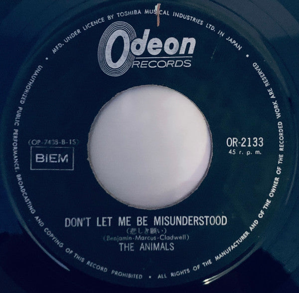 The House Of The Rising Sun / Don't Let Me Be Misunderstood