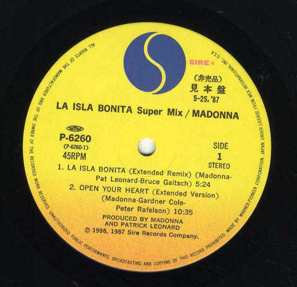 La Isla Bonita - Super Mix