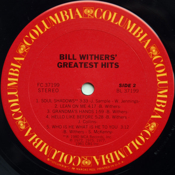 Bill Withers' Greatest Hits