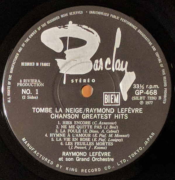 Tombe La Neige Chanson - Greatest Hits