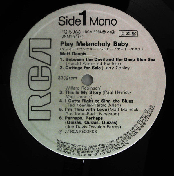 Play Melancholy Baby