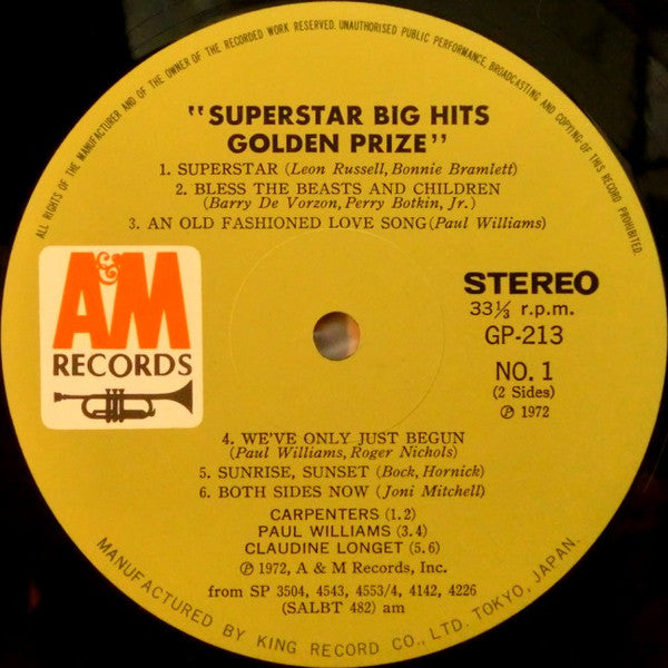 Superstar Big Hits Golden Prize
