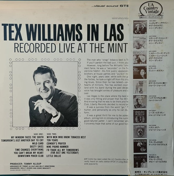 Tex Williams In Las Vegas