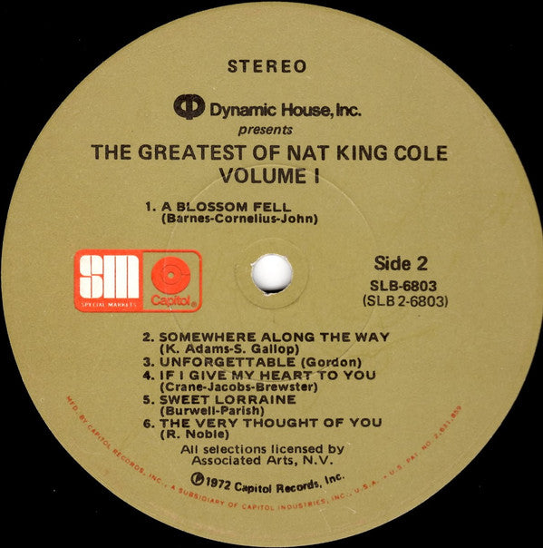 The Greatest Of Nat King Cole