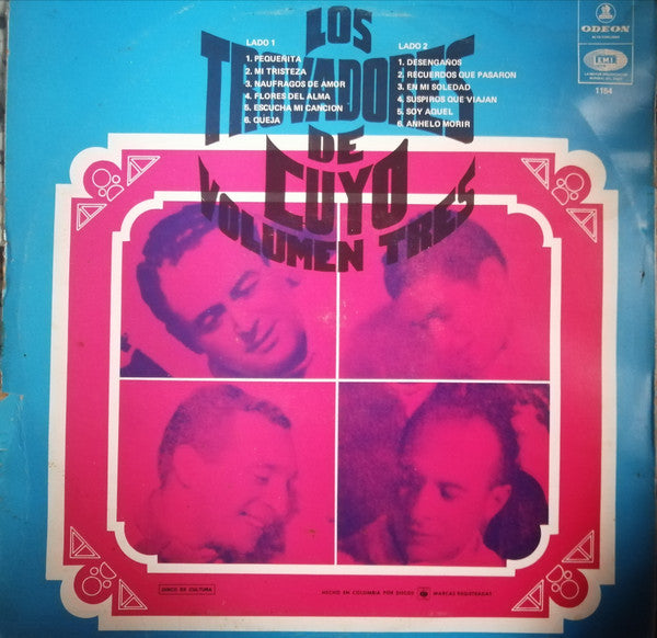Los Trovadores De Cuyo Volumen Tres