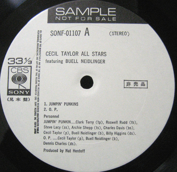 Cecil Taylor All Stars Featuaring Buell Neidlinger